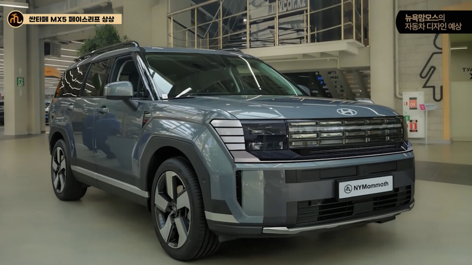 현대 싼타페 페이스리프트 예상도 3