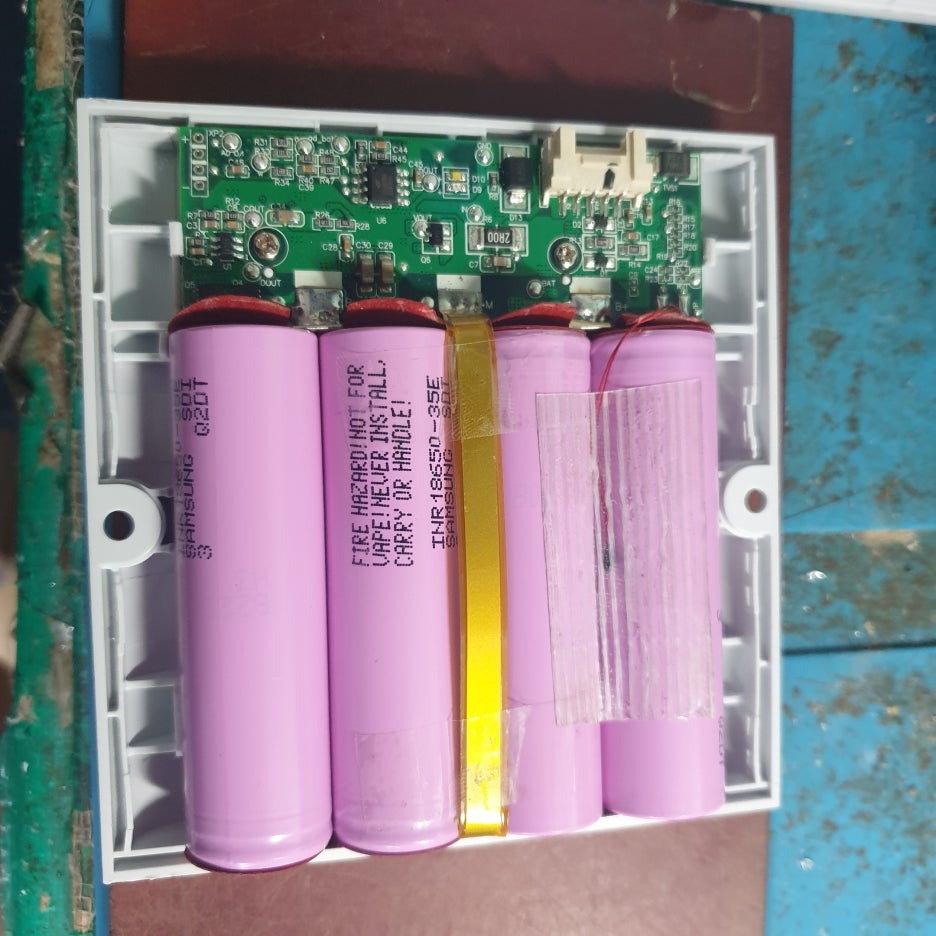  샤오미 선풍기 2s2p 4셀 배터리 스폿 작업