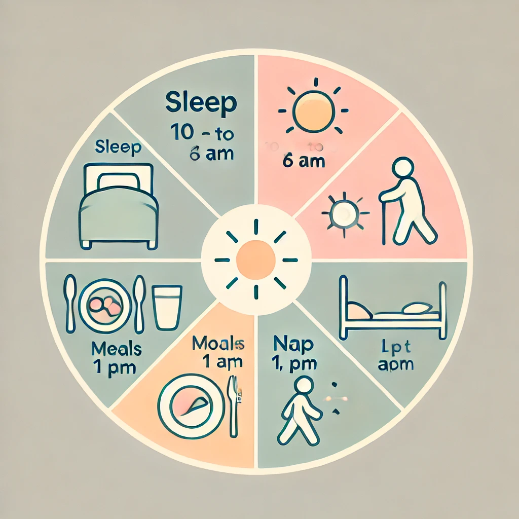 노년층 위한 수면 시간표