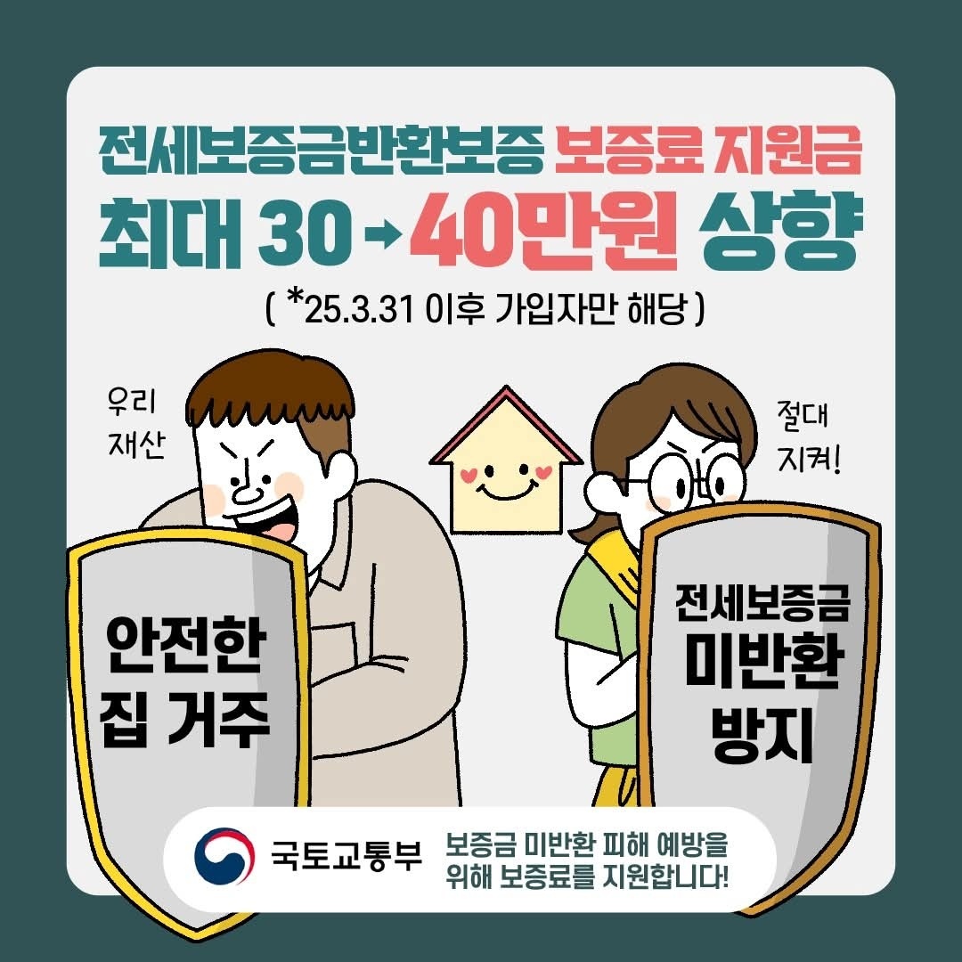 전세보증금반환보증 보증료 지원금: 신청 방법과 혜택 완벽 정리 (2025년 최신)