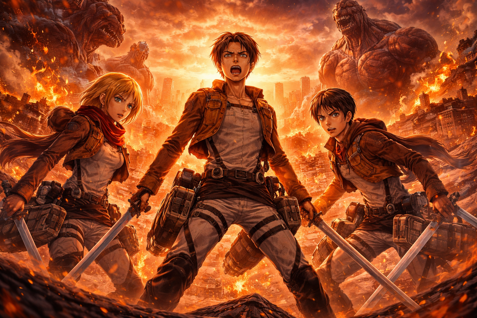 진격의 거인을 추천하고 싶은 이유(몰입감, 메시지, 명장면)