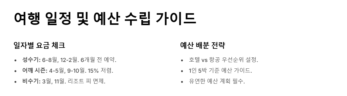 하와이 호텔 예약 꿀팁 총정리