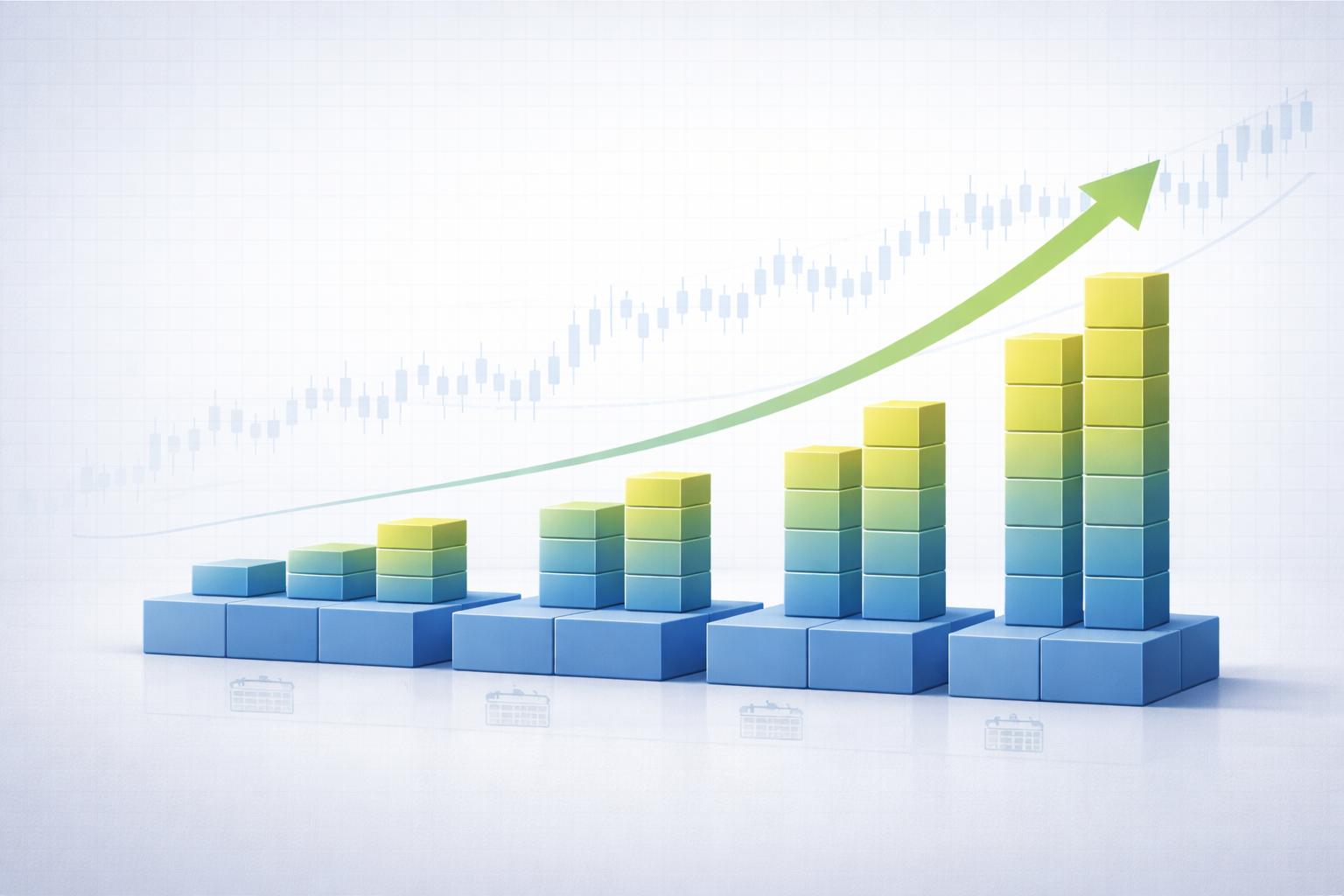 예상 성장 차트