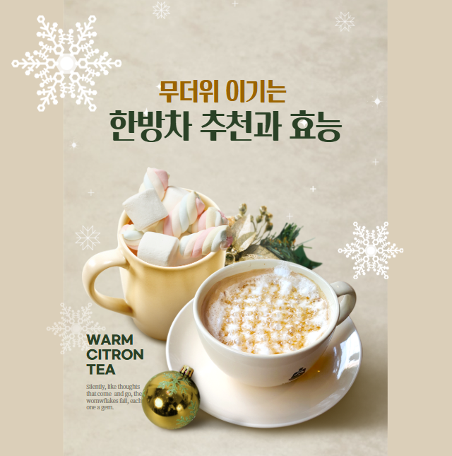 무더위 이기는 한방차 추천과 효능