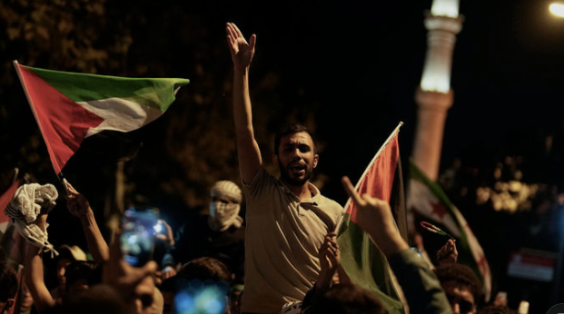 이스라엘 팔레스타인 전쟁의 모습