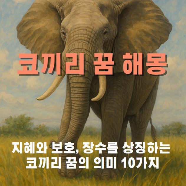 코끼리 그림 입니다.