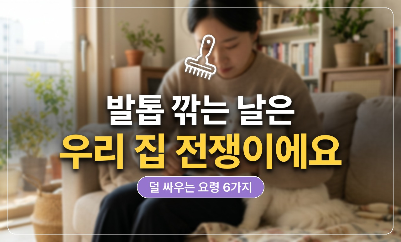 고양이 발톱 깎기