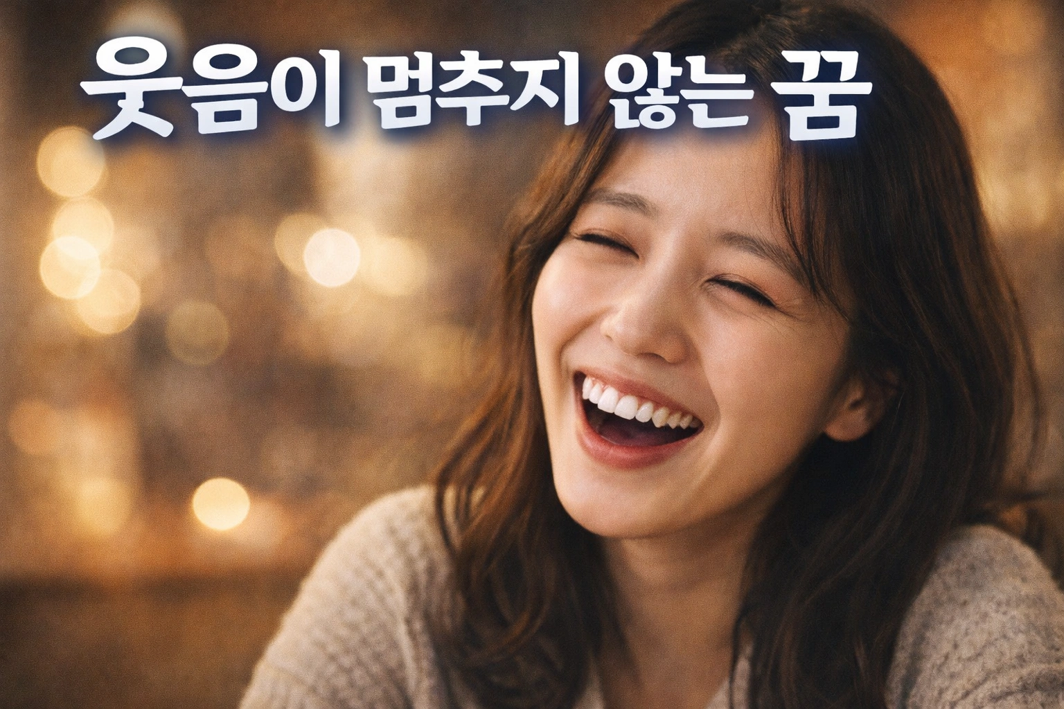 웃음이 멈추지 않는 꿈