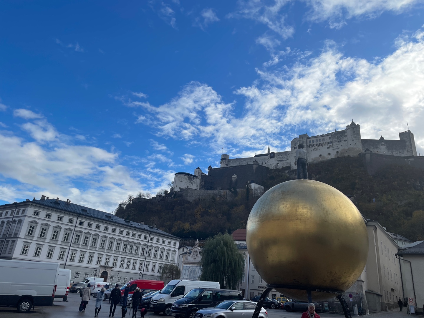 호엔잘츠부르크 성 아래