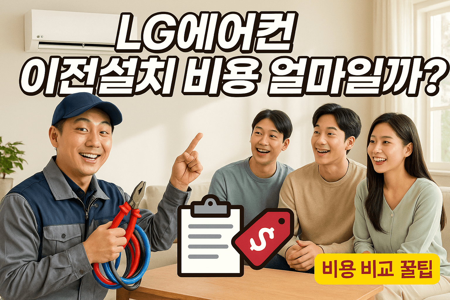 LG에어컨 이전설치 비용 얼마일까?