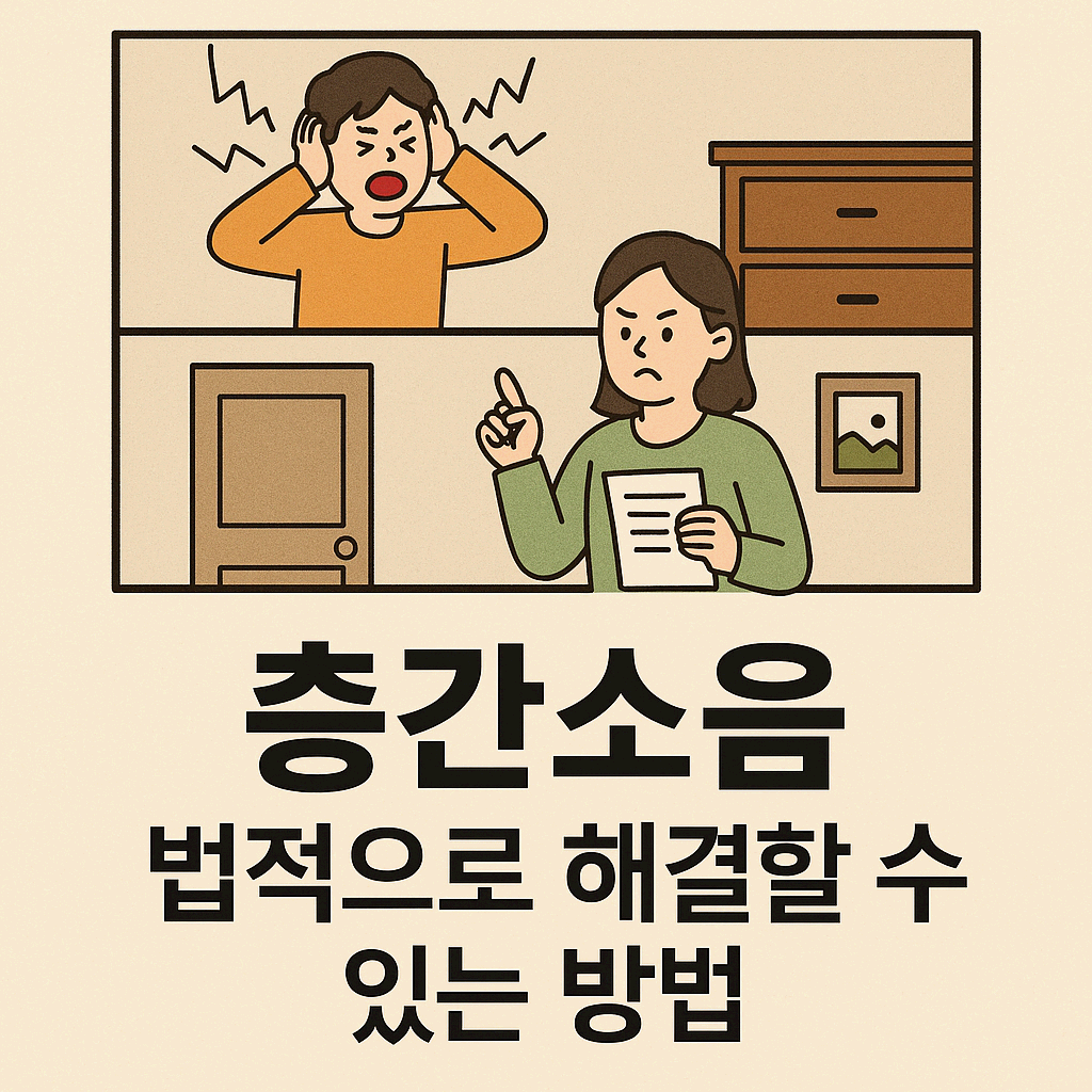 층간소음, 법적으로 해결할 수 있는 방법