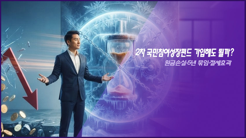 2차 국민참여성장펀드 가입해도 될까｜원금손실&middot;5년 묶임&middot;절세효과