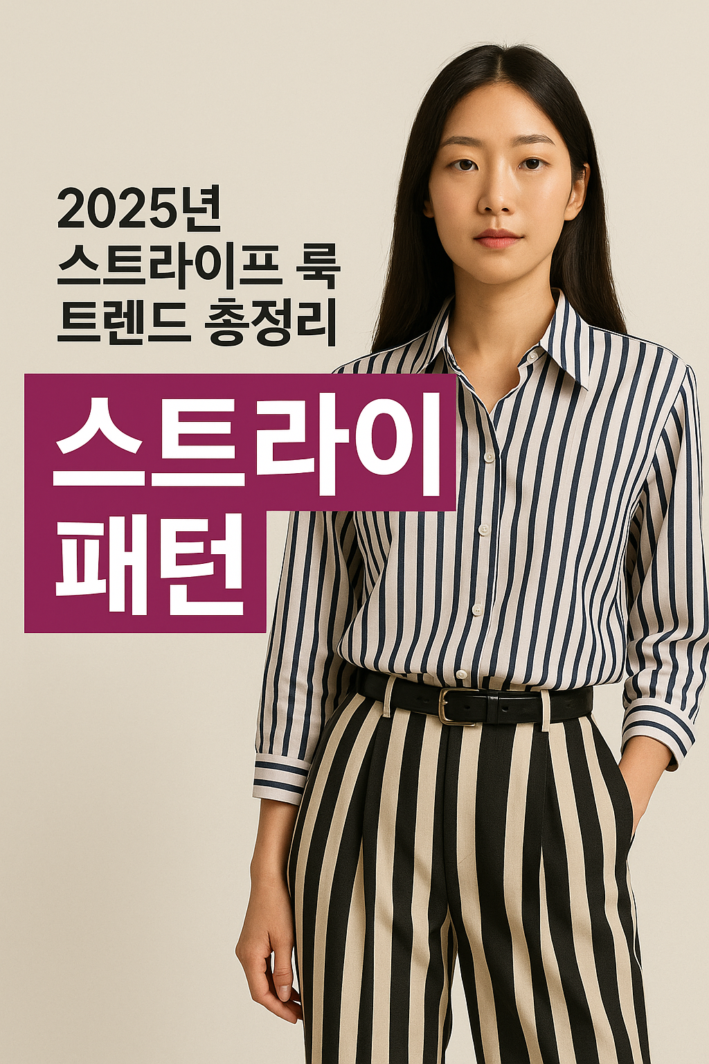 스트라이프 룩