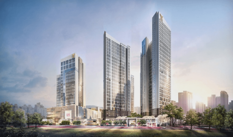 동탄역 롯데캐슬 조감도