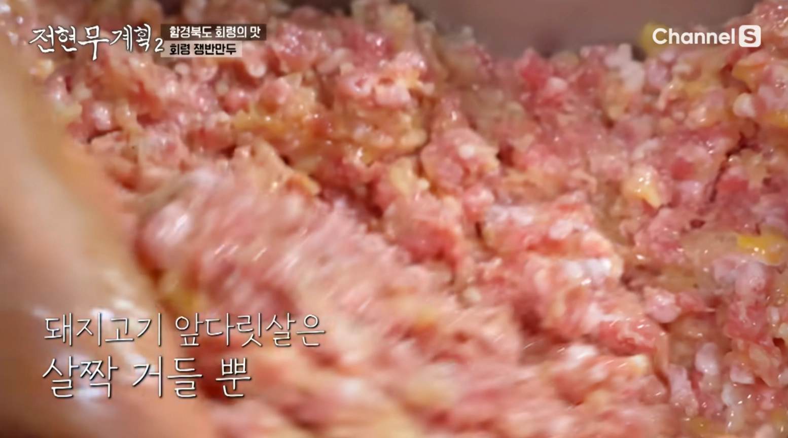 회령 만두속 돼지고기
