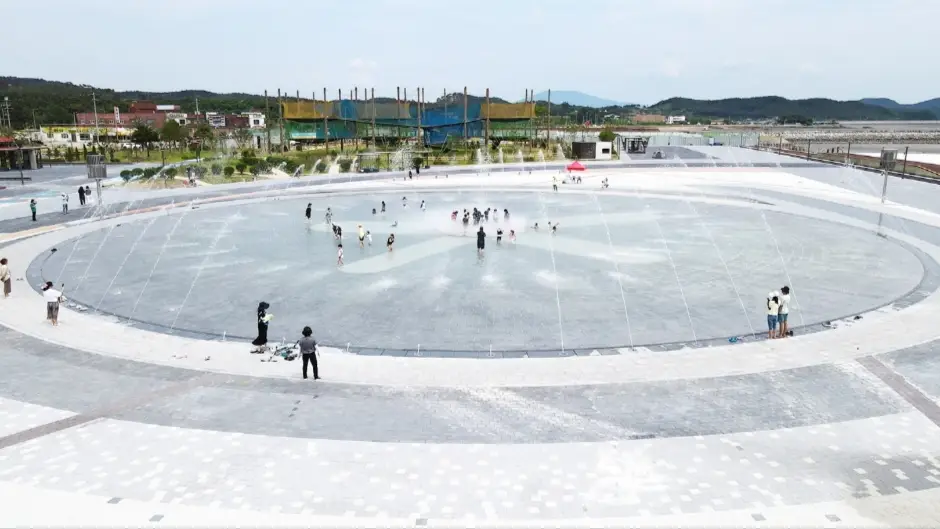 음악 분수쇼 사진