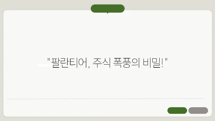 팔란티어(PLTR) 주가 급등 원인 및 향후 전망
