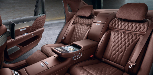 제네시스 G90LWB 내부 디자인