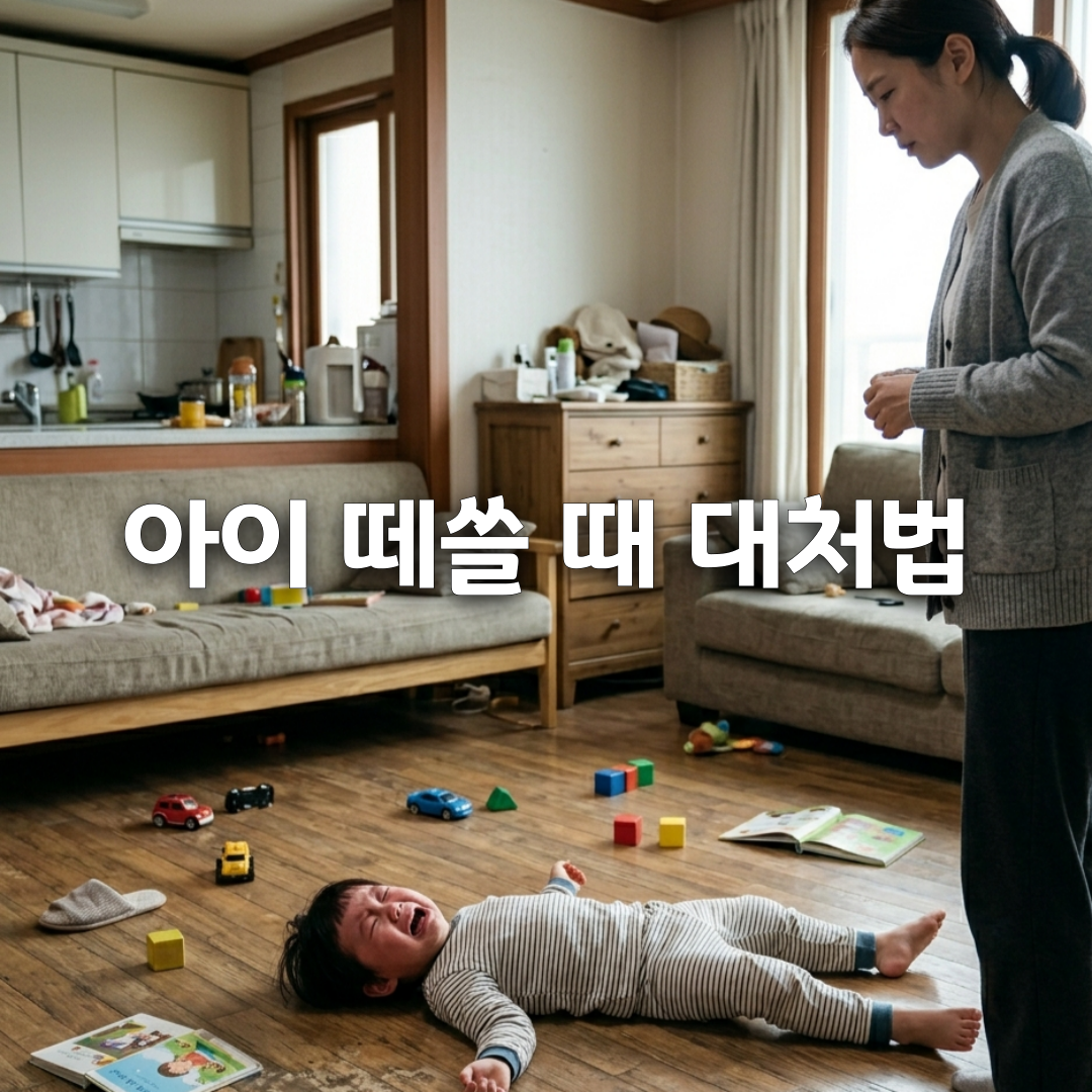아이 떼쓸 때 어떻게 해야 할까⚠ 현실 감정 코칭 방법 총정리