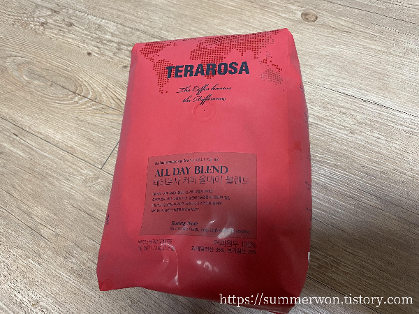 테라로사 올데이 블랜드 원두