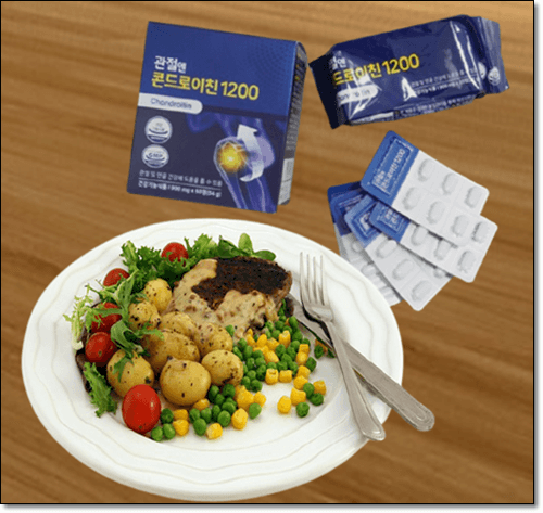 콘드로이친 보충제와 음식