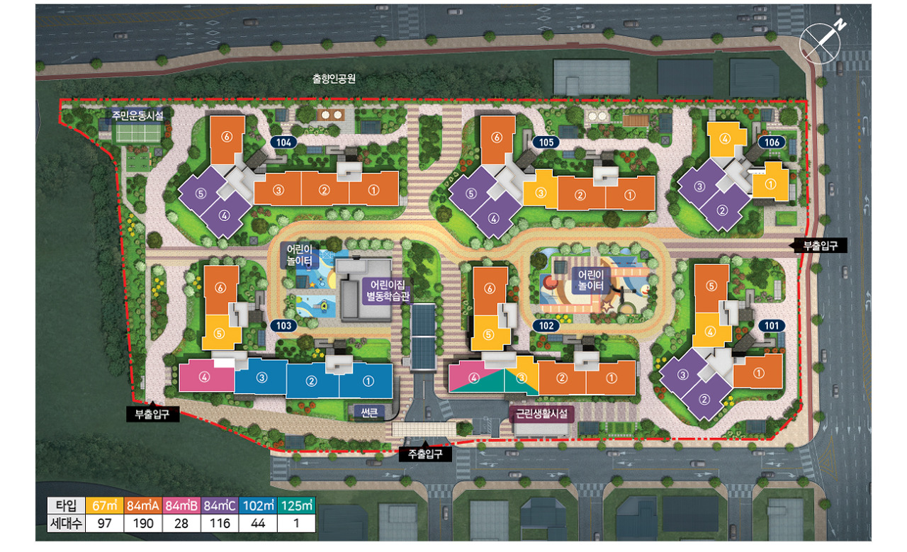 단지배치도 이미지