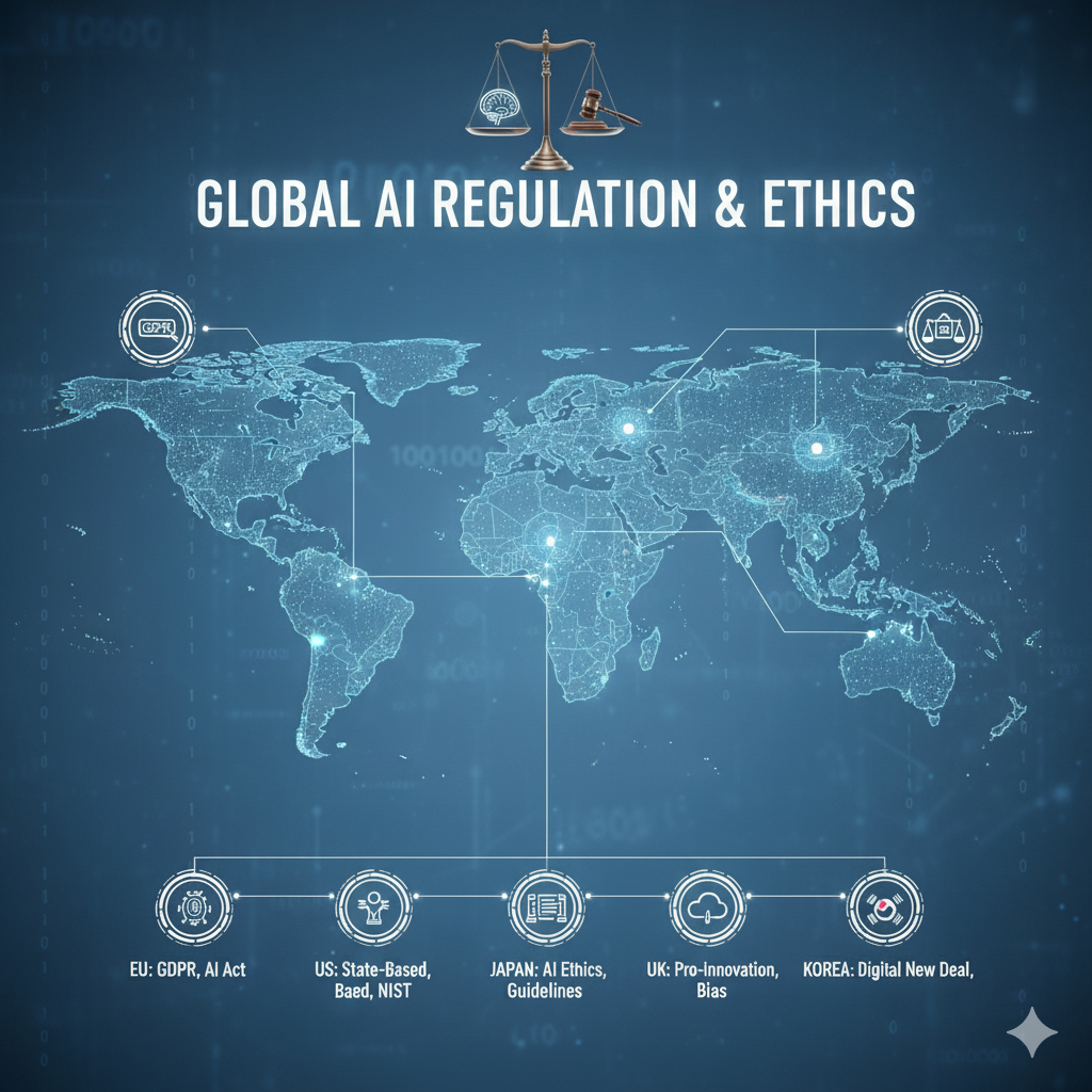 국가별 AI규제및윤리(Gemini 생성)