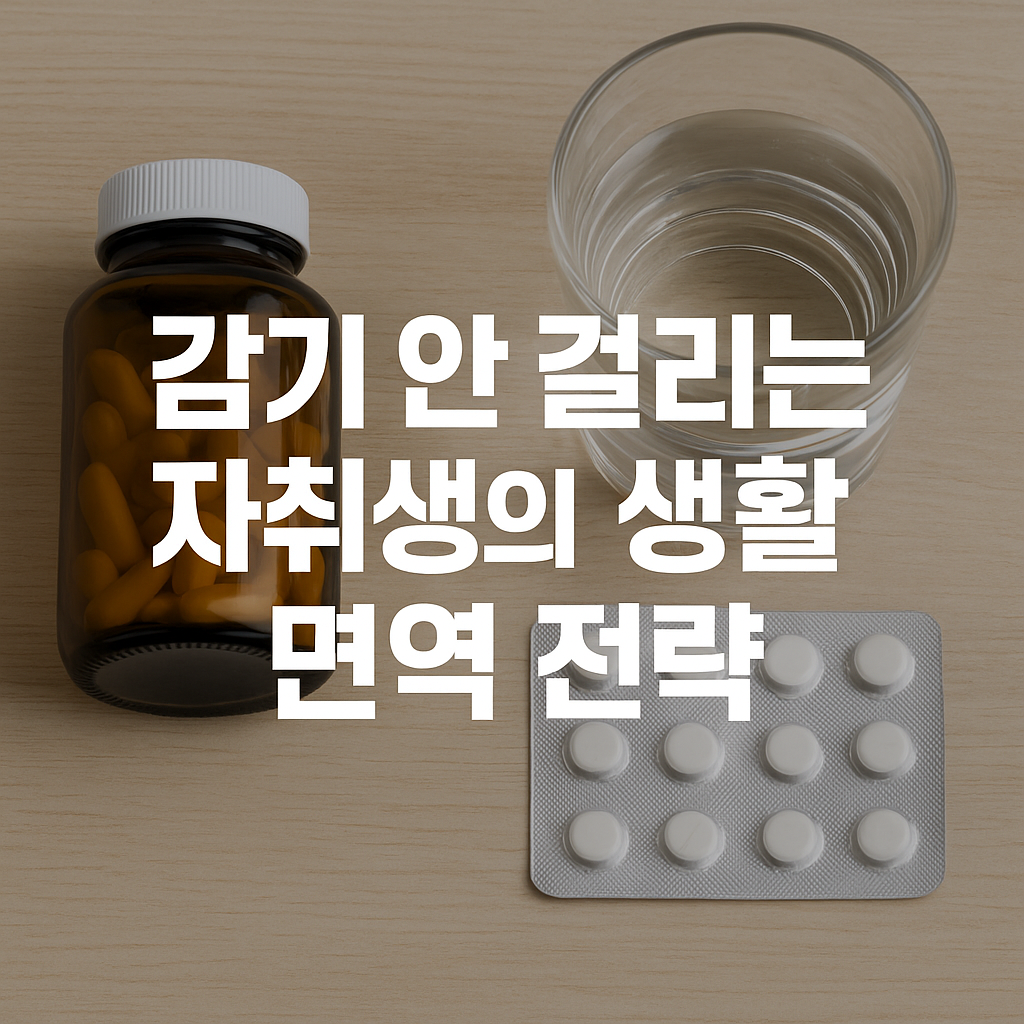 감기 안 걸리는 자취생의 생활 면역 전략