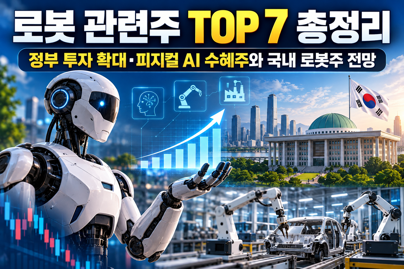 로봇 관련주 TOP 7 총정리｜정부 투자 확대&middot;피지컬 AI 수혜주와 국내 로봇주 전망 관련 사진