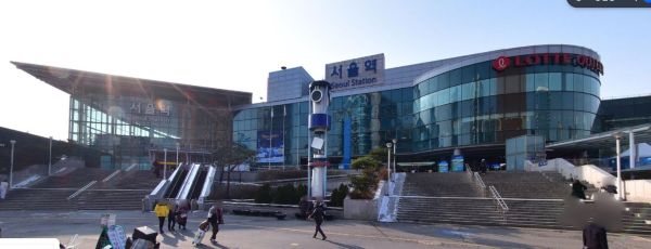 네이버 지도에서 캡처한 서울역 모습
