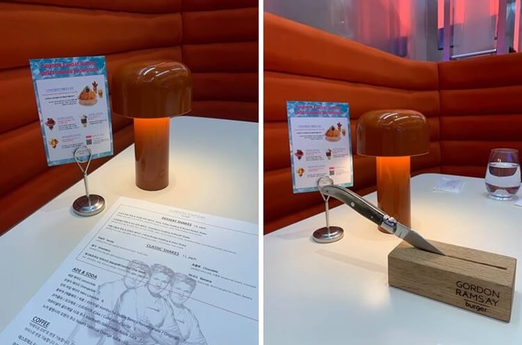 햄버거 전용 나이프