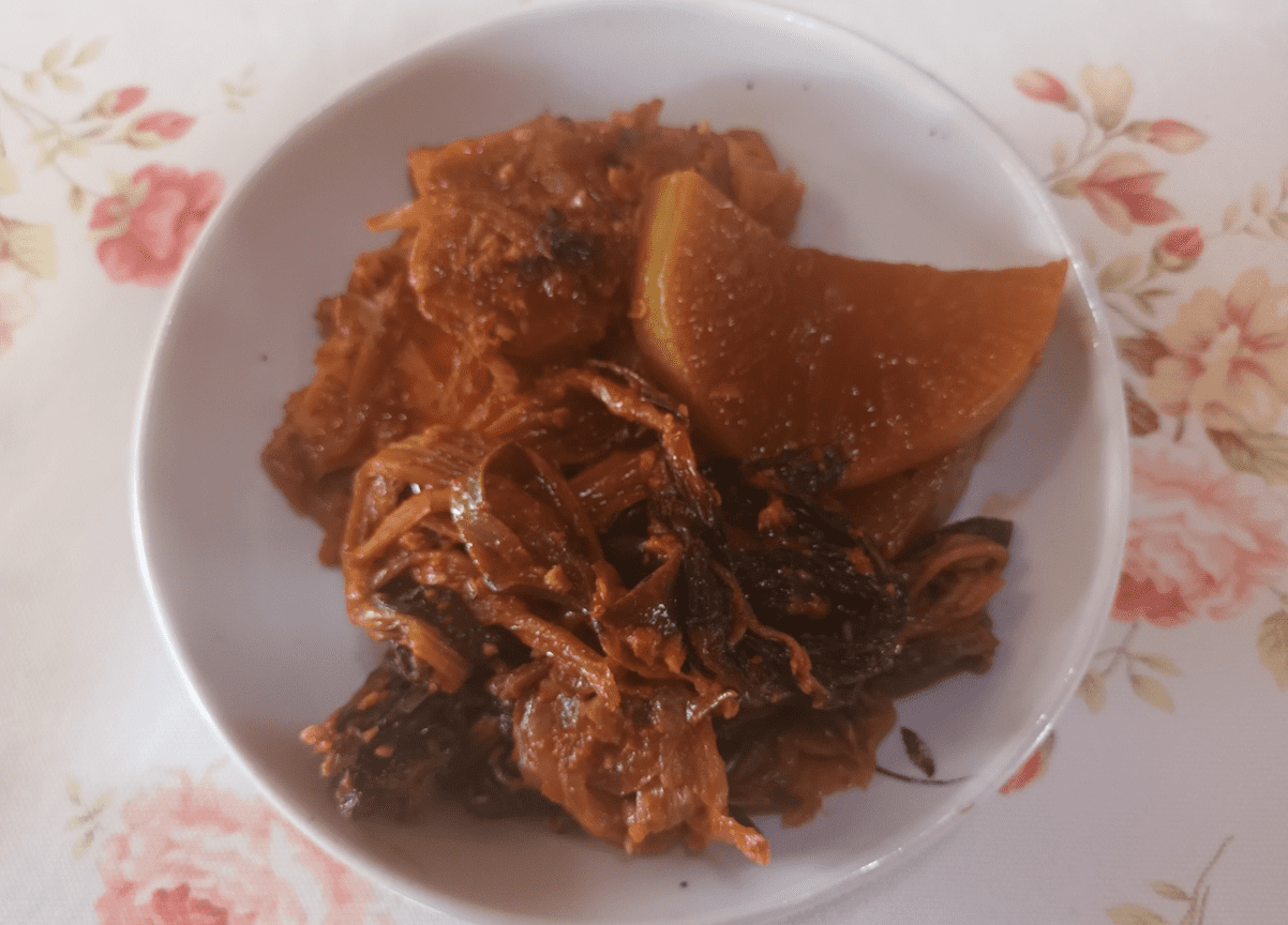 우거지 넣어 고등어조림 맛있게 하는 방법