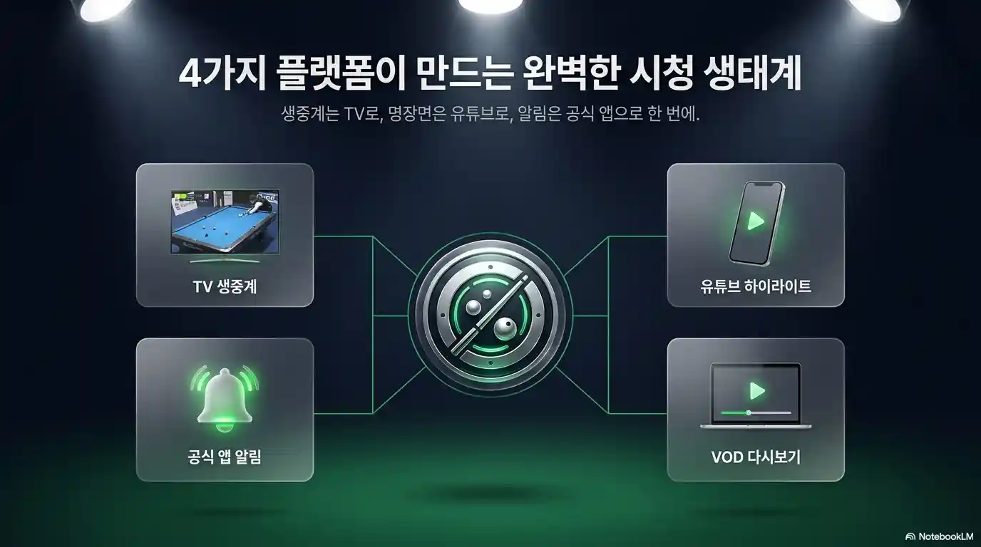 PBA 중계 보는 방법 4가지 플랫폼