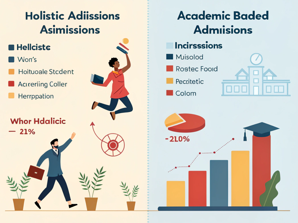 학종과 교과 전형의 차이점 비교 인포그래픽