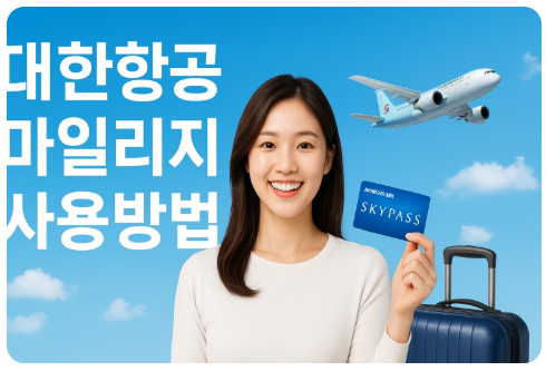 대한항공 마일리지 사용방법