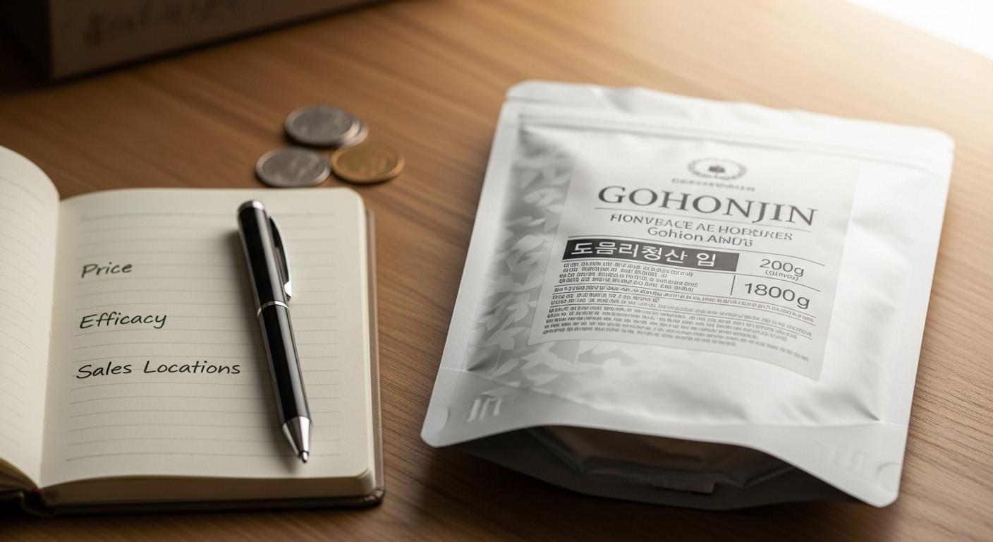 고혼진 가격 효능 판매처