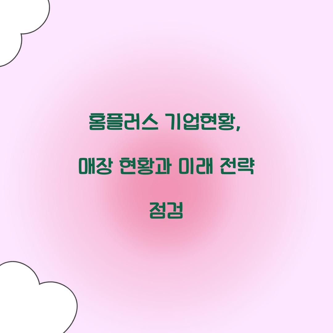 홈플러스 기업현황