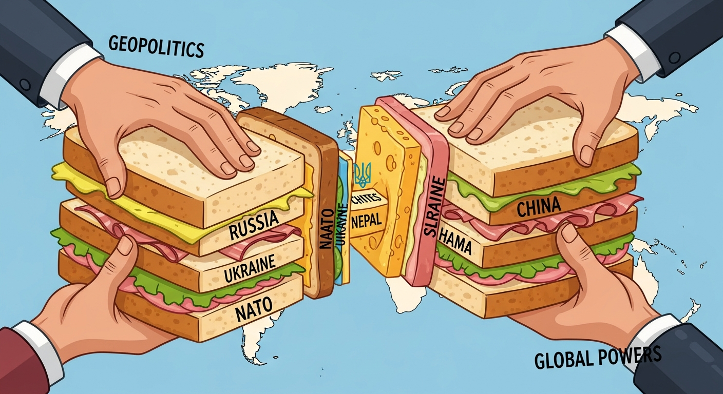 샌드위치 신세가 된 국가들