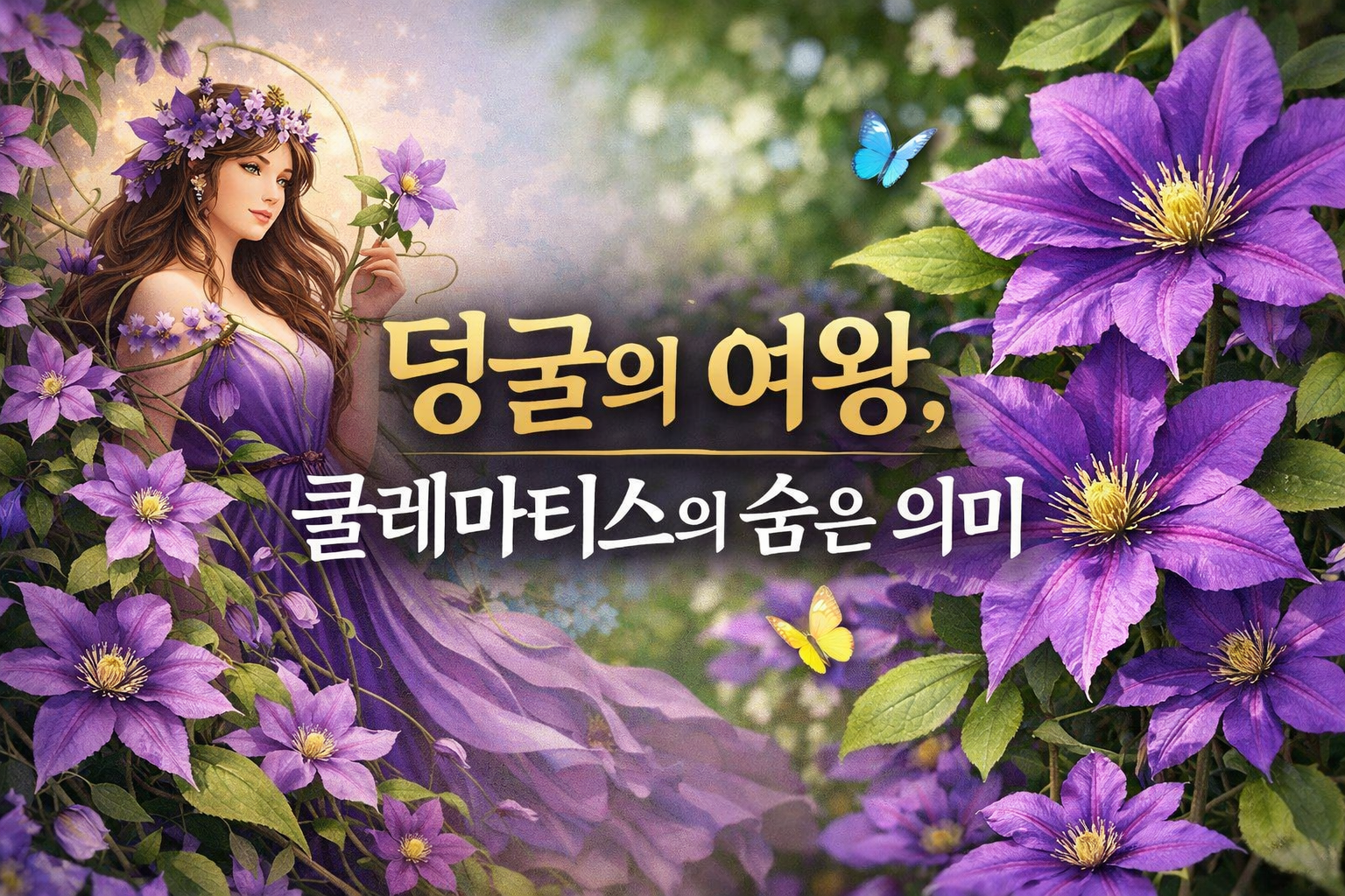 클레마티스 꽃말