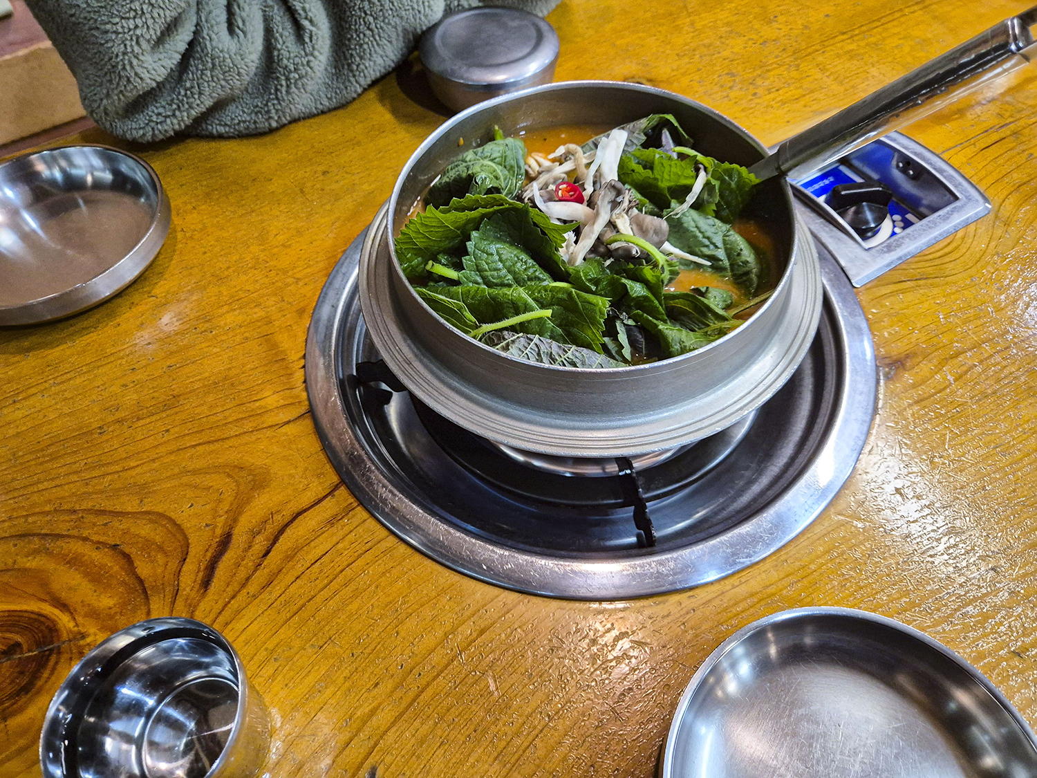 어죽 초기 모습. 2인분 2