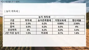 농지 양도소득세율 세율표_4