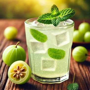 인도의 암라 판나(Amla Panna) - 인디언 구스베리를 이용한 상큼한 여름철 건강 음료