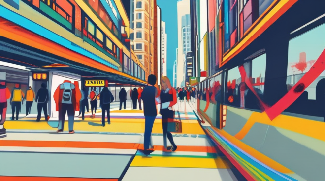 대체 버스를 타려는 사람