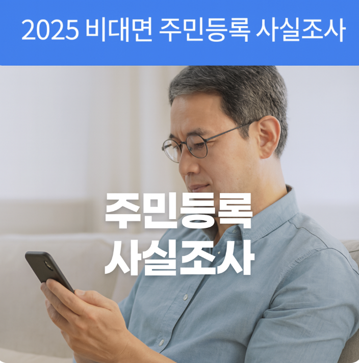 비대면 주민등록 사실조사