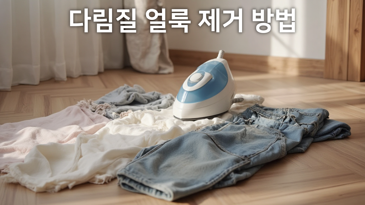눌러붙은 다림질 얼룩 제거 방법 + 다리미질 번들거림 제거에 양파 사용 이유
