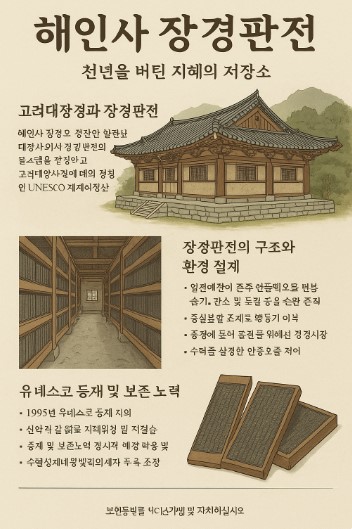 해인사 장경판전의 외부 전경