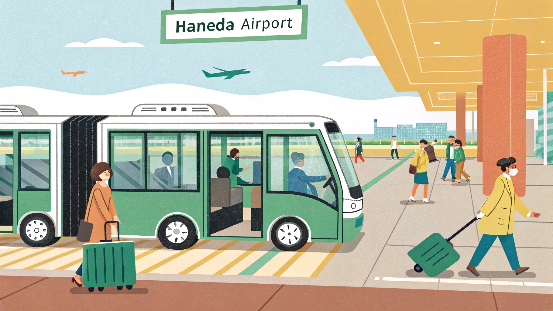 공항가는 셔틀버스 있는지 물어볼 때 - 空港行きのシャトルバスはありますか