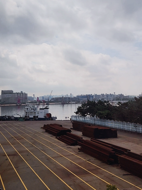 월미바다열차-부둣가