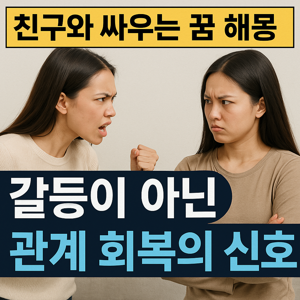 친구와 싸우는 꿈