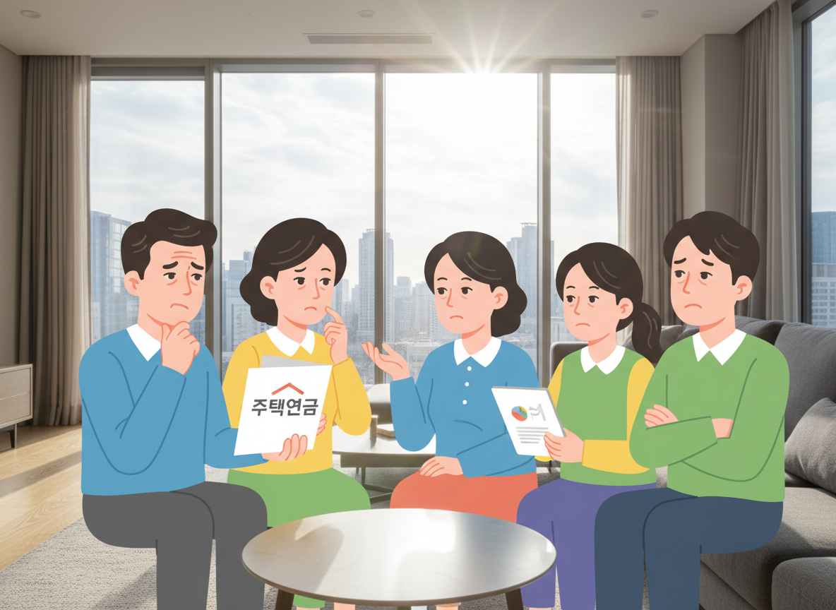 주택연금 세대이음 배우자 자녀 상속 예상 수령액
